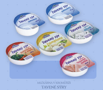 Kromilk, a.s. - mlékárna Kroměříž - tavené sýry